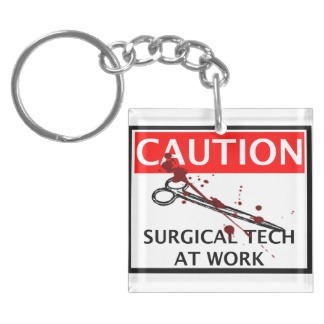 caution surgical tech at work keychain-r58bc615d8bbe42e58f9e1670ba69328d fupuc 8byvr 324